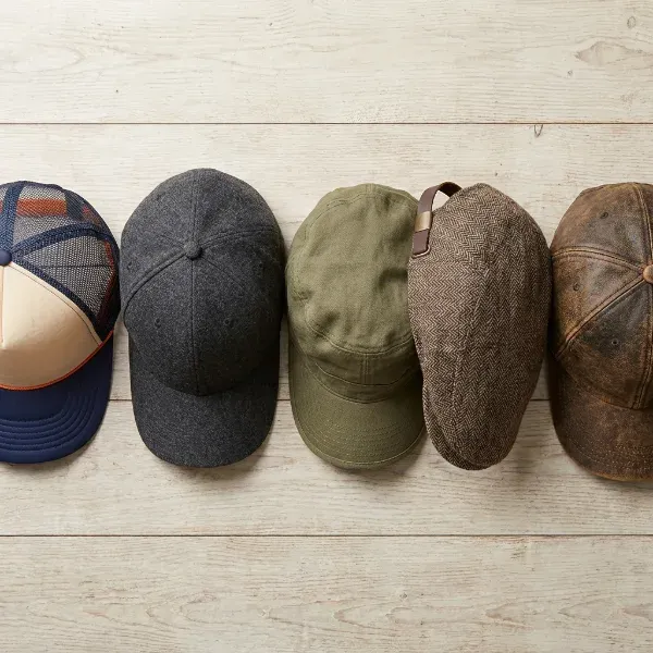 Different hat materials for patch removal comparison