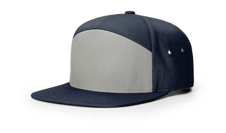 Richardson 257 7-Panel Flat Bill Twill Strapback
