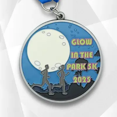 Round custom medal shape