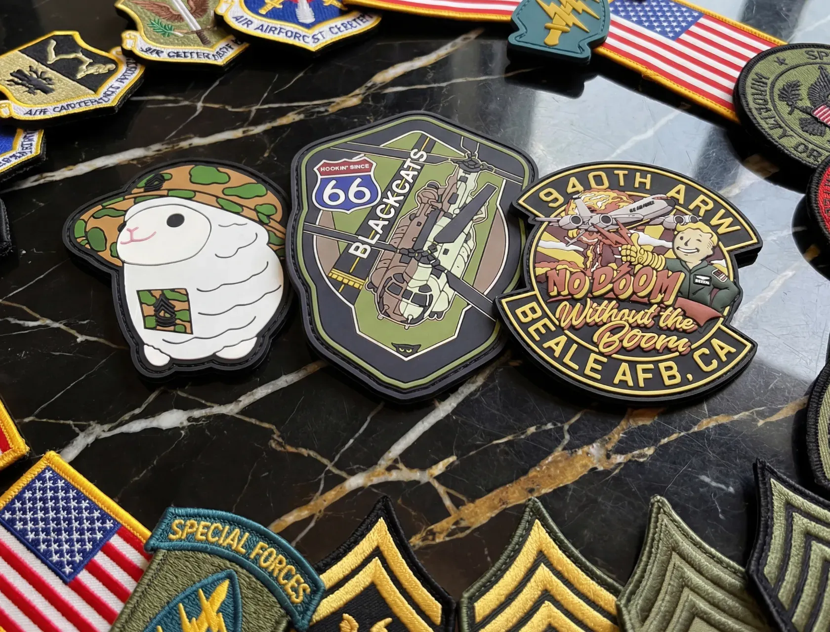 military patches hero