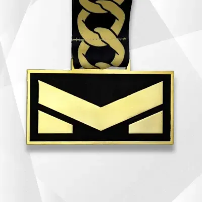 Rectangle custom medal shape