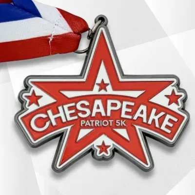 Star custom medal shape