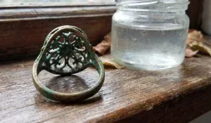 water adding tarnish to brass jewelry