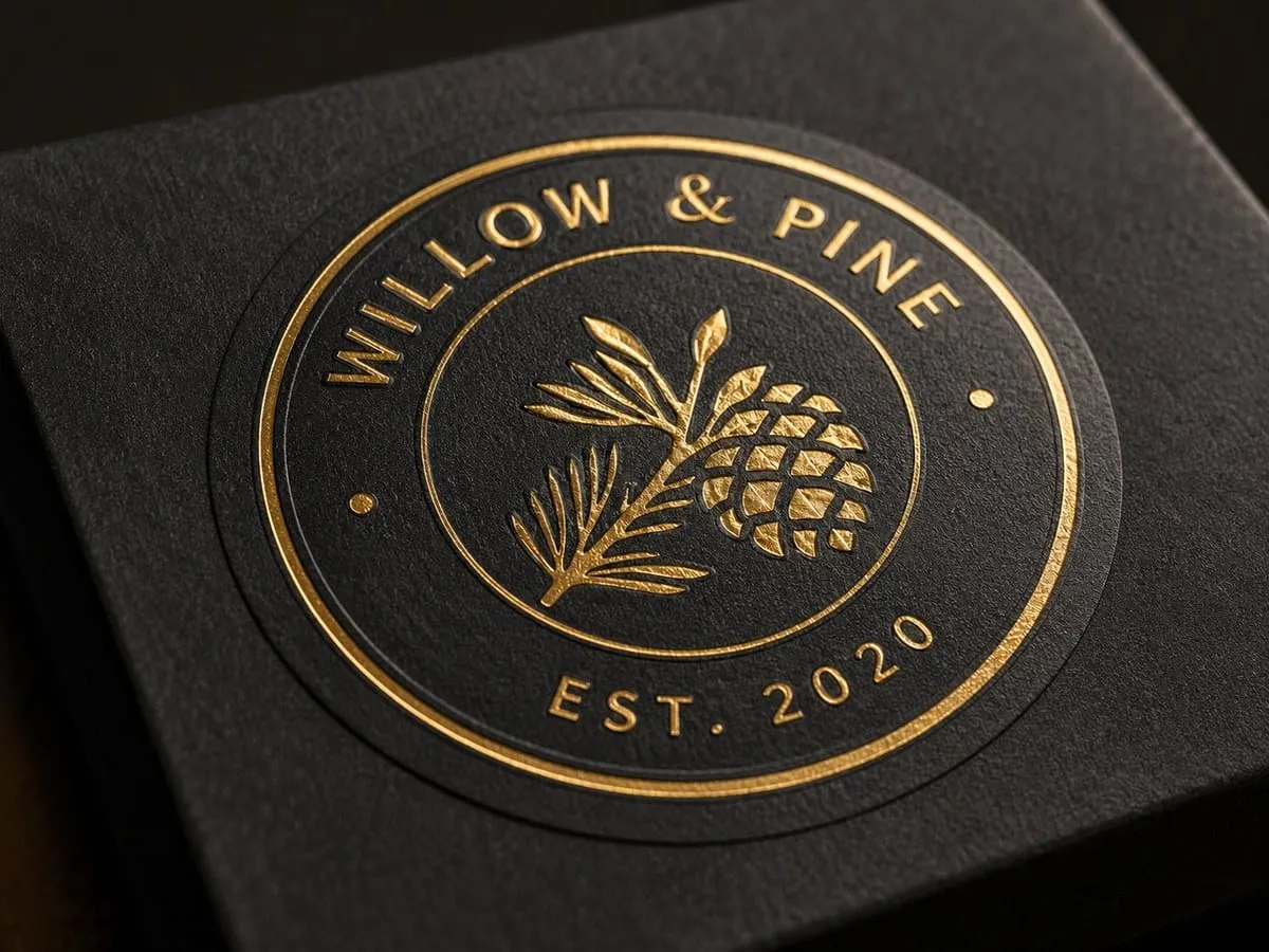 Premium custom logo stickers for product branding