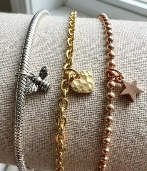 Close-up comparison of chains