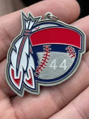 feather baseball charms