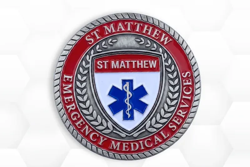 St Matthews department and agency coin