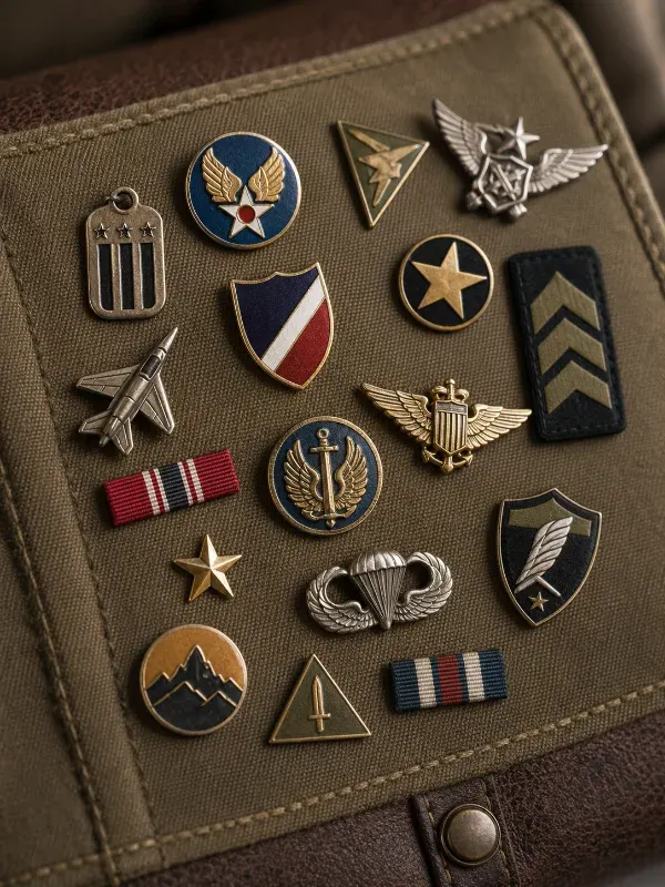Military Lapel Pin Placement