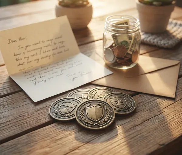 Limited-edition challenge coins used for nonprofit fundraising and donor recognition