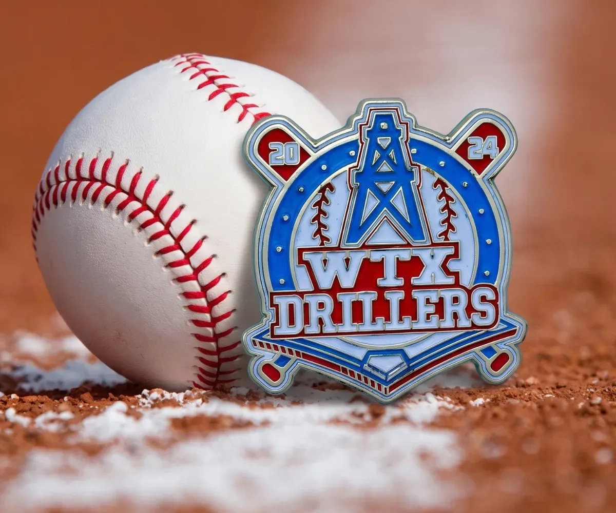 Custom Drillers WTX baseball trading pins