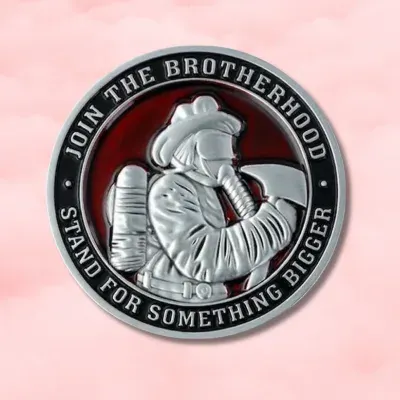 Custom fire challenge coins