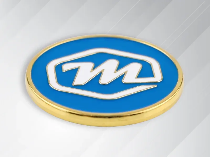 Single-sided challenge coin