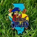 trading pin in the grass
