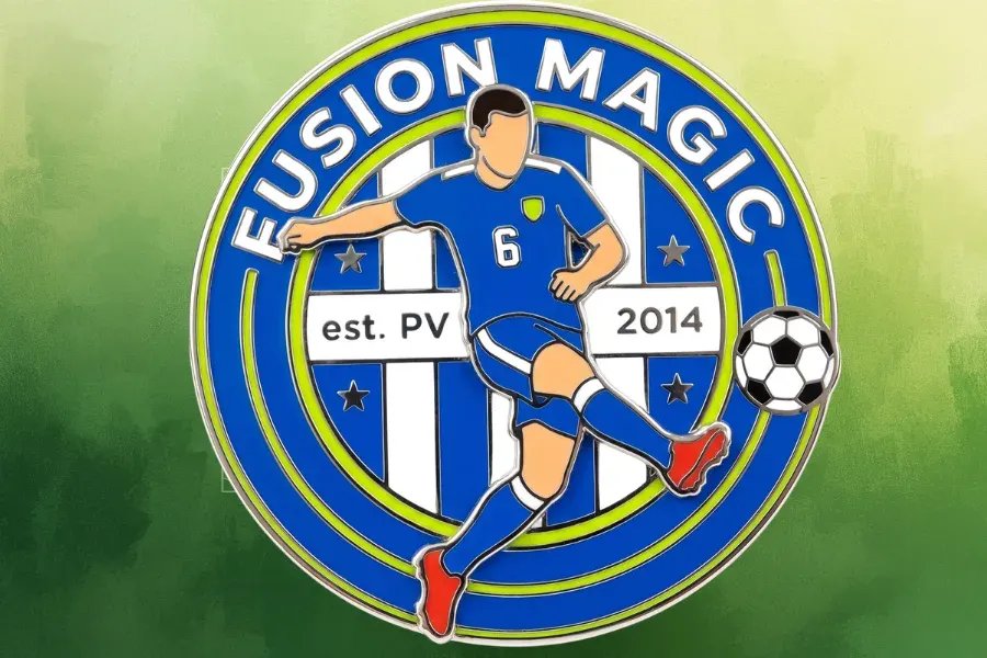 Soccer fusion magic pins