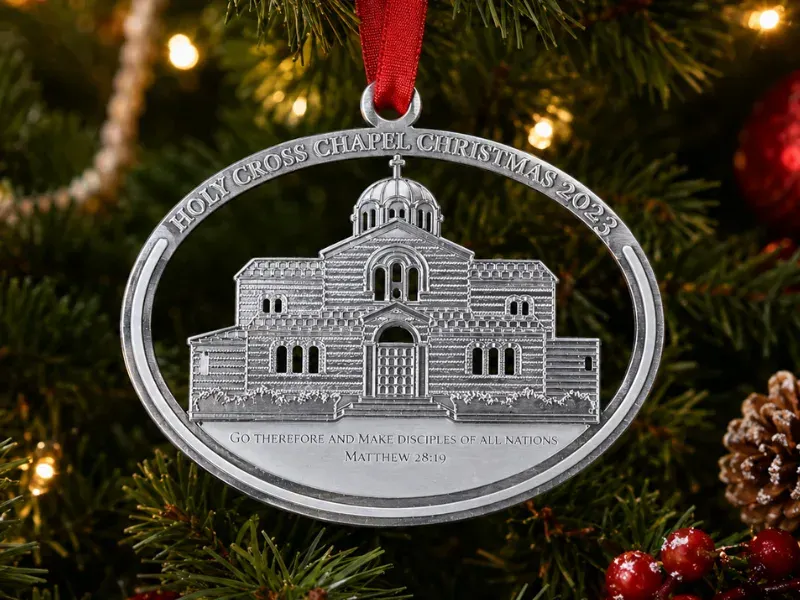 aluminum ornament for mailing