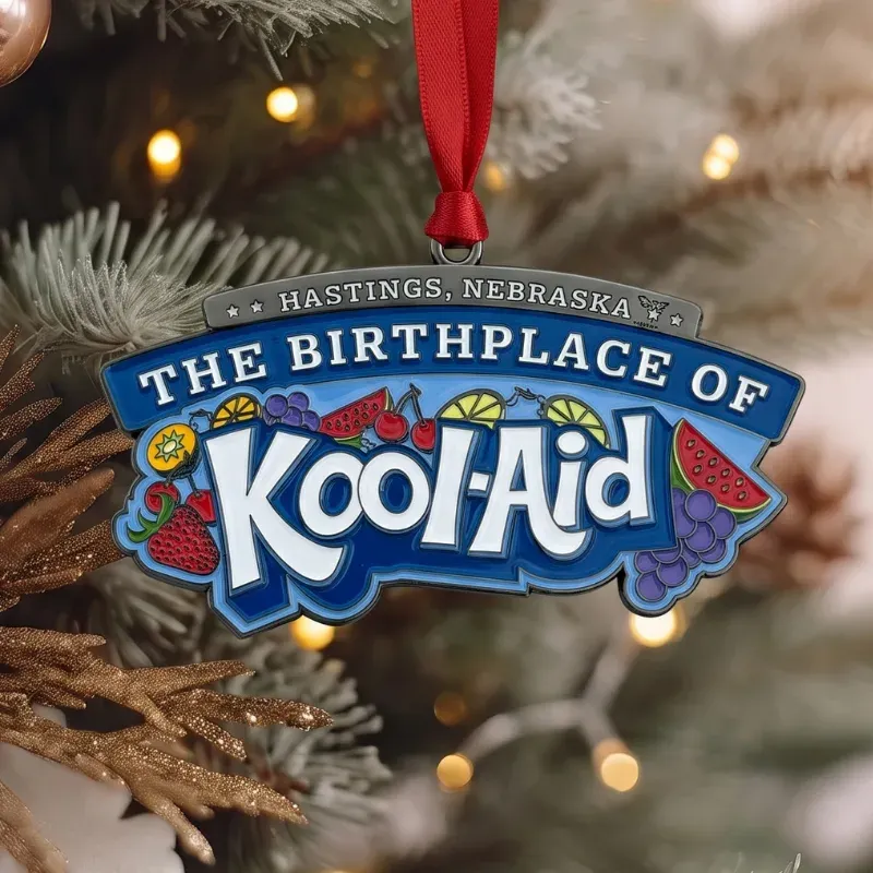 Kool Aid metal ornaments