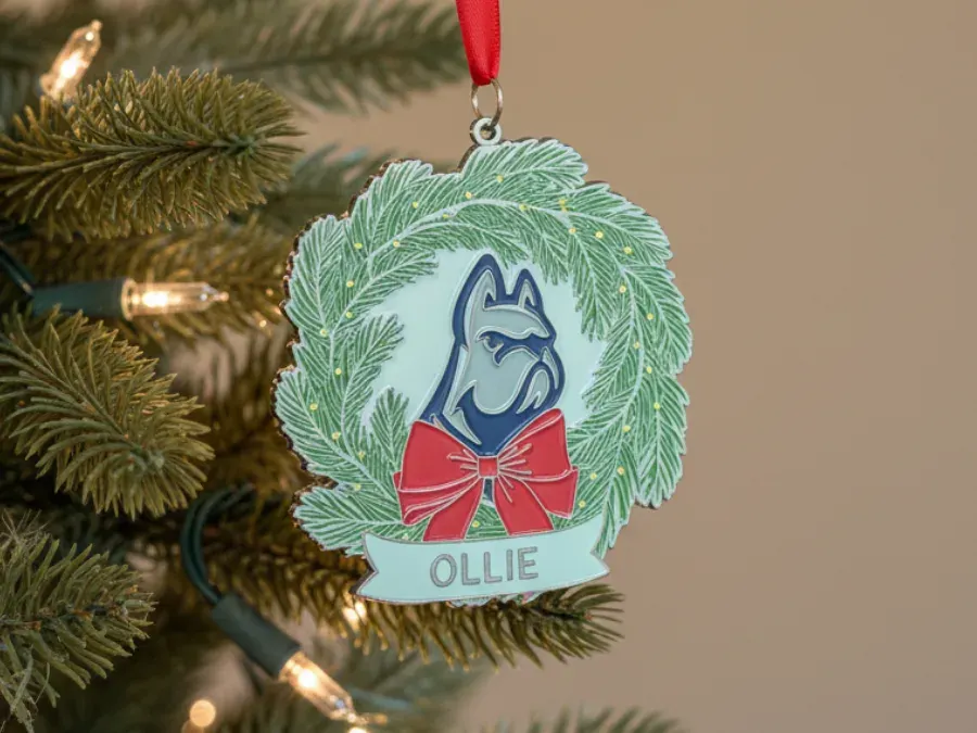 metal Ollie Ornament