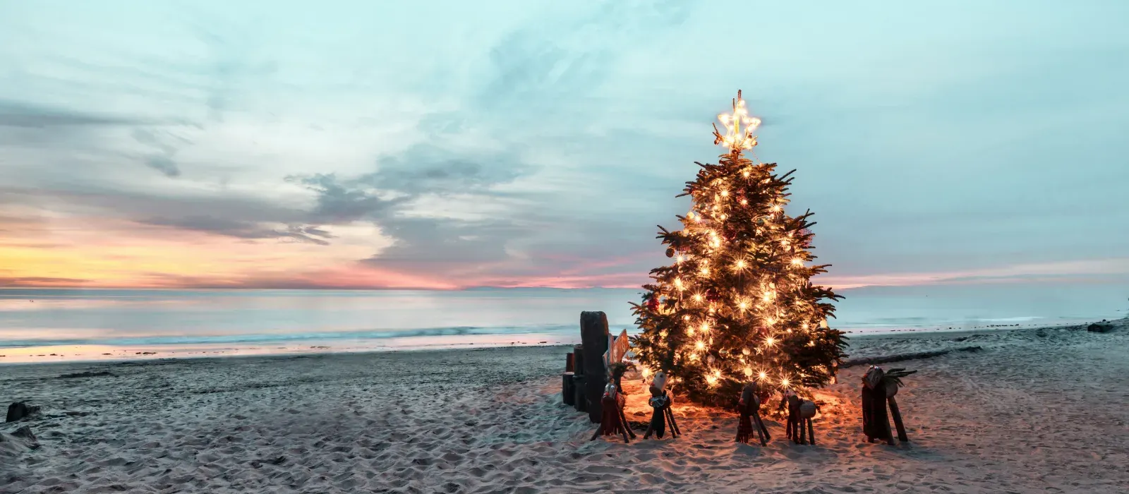 Christmas on the beach