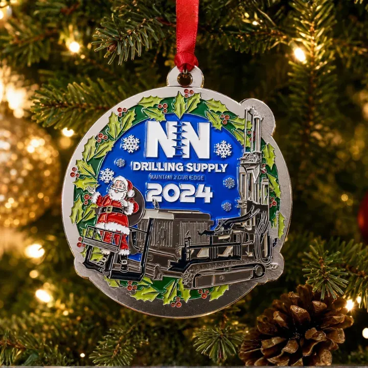 Stainless steel high detail custom ornament