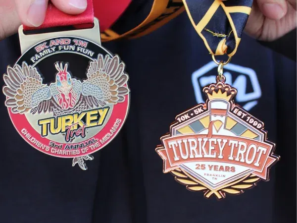 Custom award medals