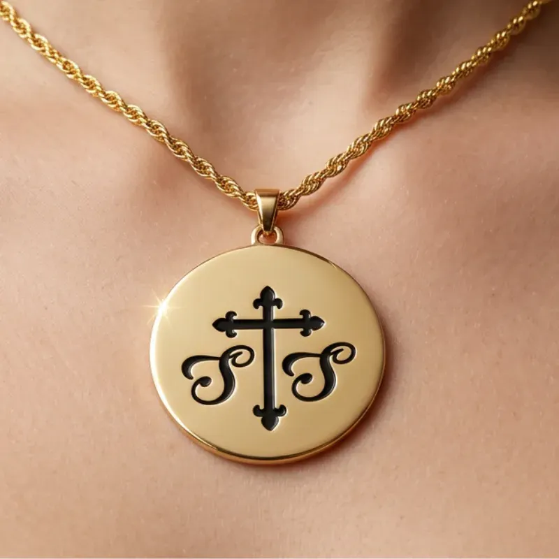 Necklace size custom charm, 1 to 1.5 inches